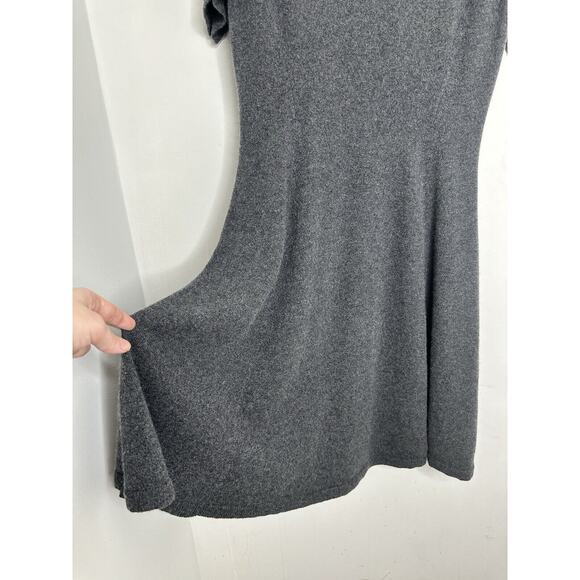 Antonio Melani Womens 100% Cashmere Gray Sweater Skater Dress Size Large - Picture 3 of 7